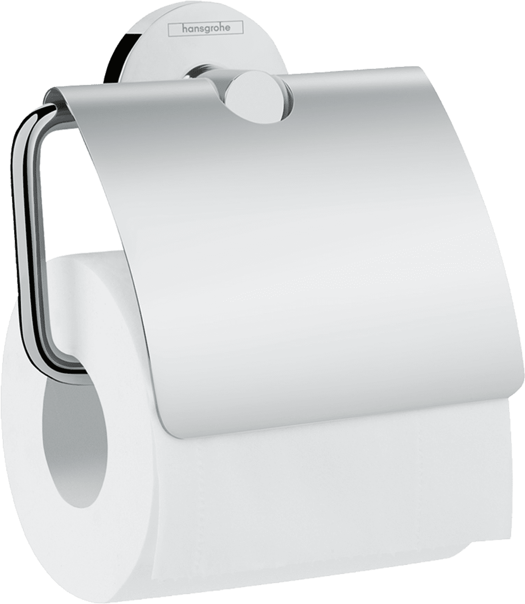 HANSGROHE Logis Universal Tuvalet kağıtlığı kapak ile #41723000 - Krom resmi