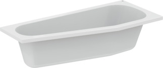 IDEAL STANDARD Hotline New Space-saving bath tub 1600x700mm _ White (Alpine) #K276101 - White (Alpine) resmi