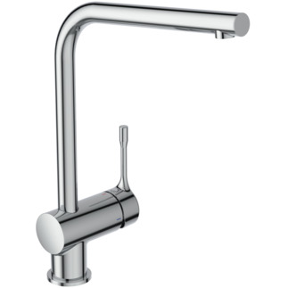 Зображення з  IDEAL STANDARD Ceralook kitchen mixer tap, high spout, projection 225mm #BC174AA - chrome