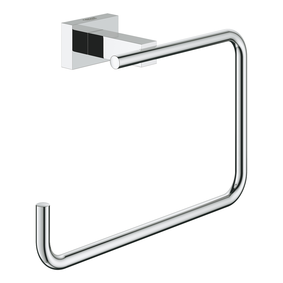 Picture of GROHE Essentials Cube Towel ring Chrome #40510001