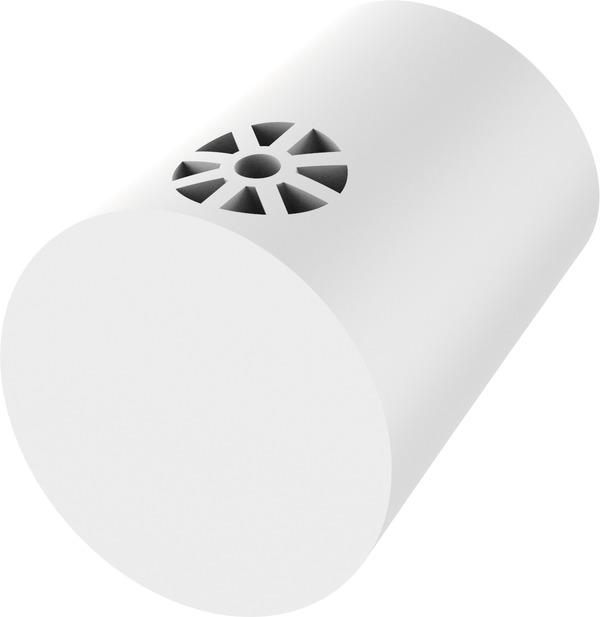 Picture of TECE shower nozzle cap (3 x) "standard" 75°, white #9820403