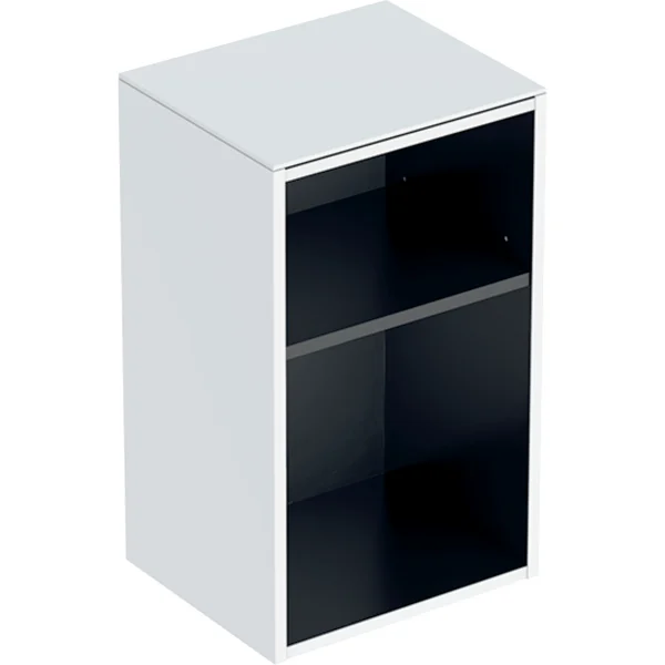 Picture of GEBERIT Smyle Square low cabinet, open hickory / wooden-textured melamine #500.358.JR.1