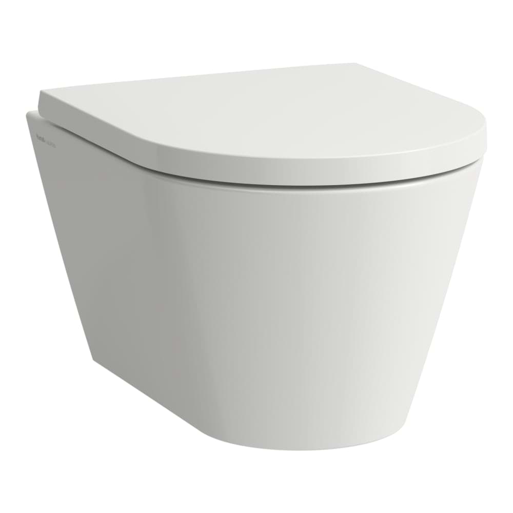 Picture of LAUFEN Kartell LAUFEN Wall-hung WC 'compact', washdown, rimless 490 x 370 x 285 mm _ 400 - White LCC (LAUFEN Clean Coat) #H8203334000001 - 400 - White LCC (LAUFEN Clean Coat)