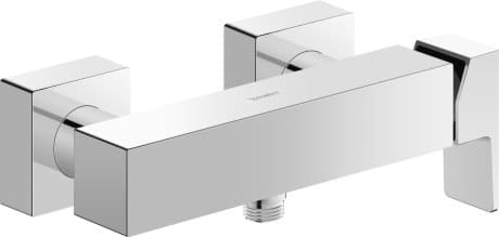 Picture of DURAVIT Single lever shower mixer for exposed installation MH4230000 Design by Duravit _ Color 46, Black Matt, Connection type for water supply connection: S-connections, Centre distance: 150 mm ± 15 mm, Flow rate (3 bar): 21 l/min 98 mm #MH4230000046 - Color 46, Black Matt, Connection type for water supply connection: S-connections, Centre distance: 150 mm ± 15 mm, Flow rate (3 bar): 21 l/min 98 mm