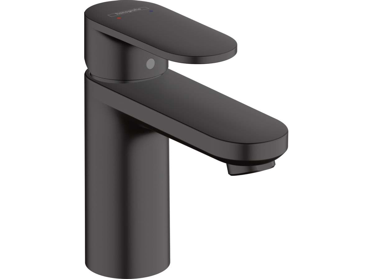 HANSGROHE Vernis Blend Tek kollu lavabo bataryası 100 kumandalı #71551670 - Satin Siyah resmi