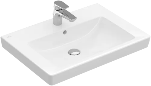Picture of VILLEROY BOCH Subway 2.0 Washbasin, 650 x 470 x 180 mm, White Alpin, with overflow #7113FA01