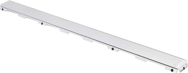 Picture of TECE TECEdrainline glass cover white 1500 mm polished stainless steel, straight 601591