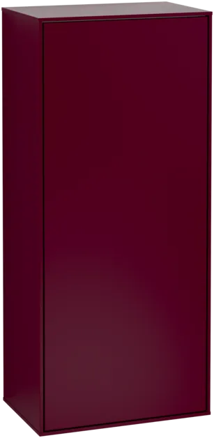 Bild von VILLEROY BOCH Finion Seitenschrank, mit Beleuchtung, 1 Tür, 418 x 936 x 270 mm, Peony Matt Lacquer #G56000HB