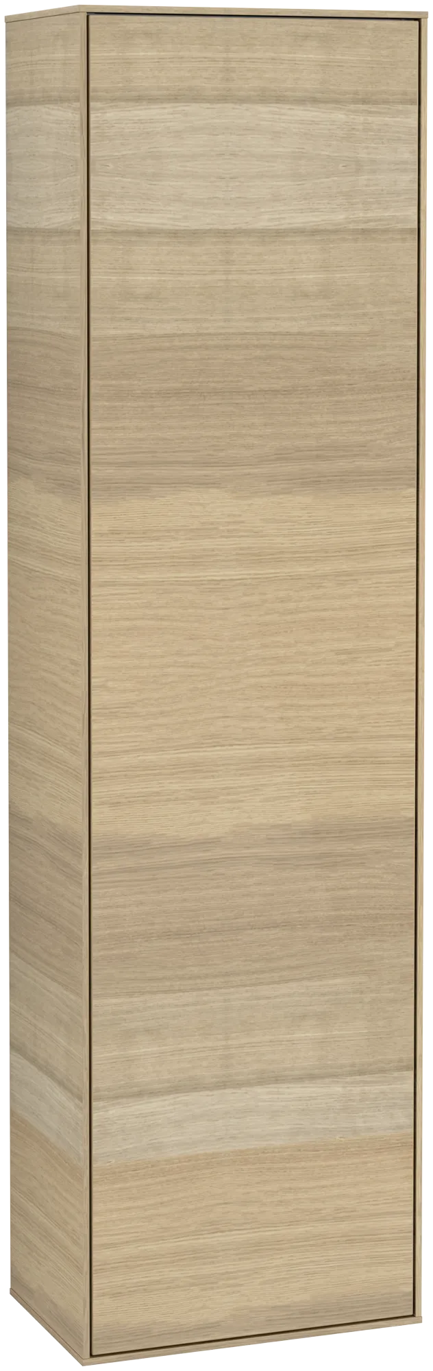 VILLEROY BOCH Finion Tall cabinet, with lighting, 1 door, 418 x 1516 x 270 mm, Oak Veneer #G48000PC resmi