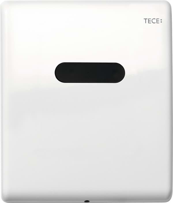 Зображення з  TECE TECEplanus, електронна панель змиву для пісуару, живлення від акумулятора 6 В, блискуча біла #9242356