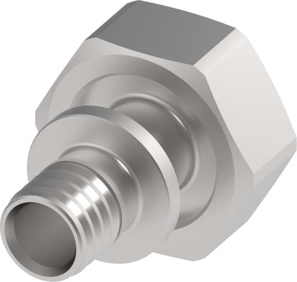 TECE TECEflex Eurokonusverschraubung 3/4" Dimension 16 mit Flex Pressanschl. vernickelt #7136161