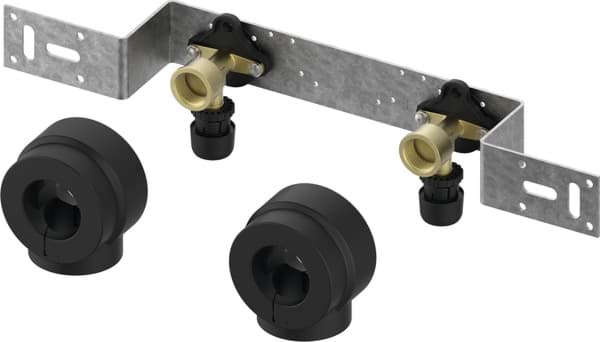 TECE TECElogo-Ax Montageeinheit 150 mm mit Wandscheibe Dimension 20 x Rp 1/2", Si-Bronze #8804002