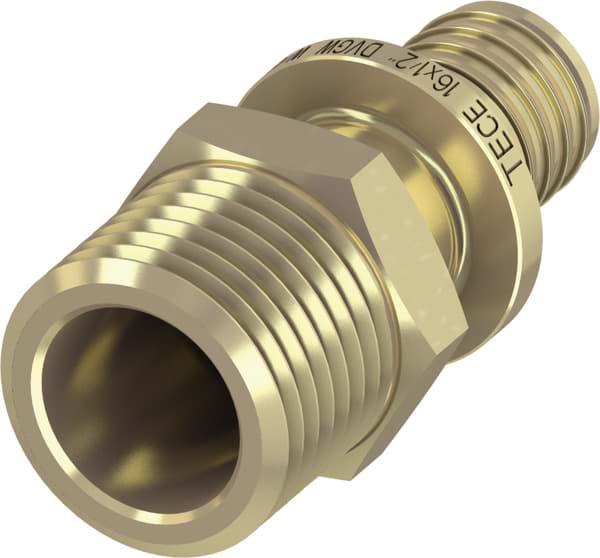 TECE TECEflex Übergangsnippel Dimension 40 x R 1 1/4", Siliziumbronze #705609