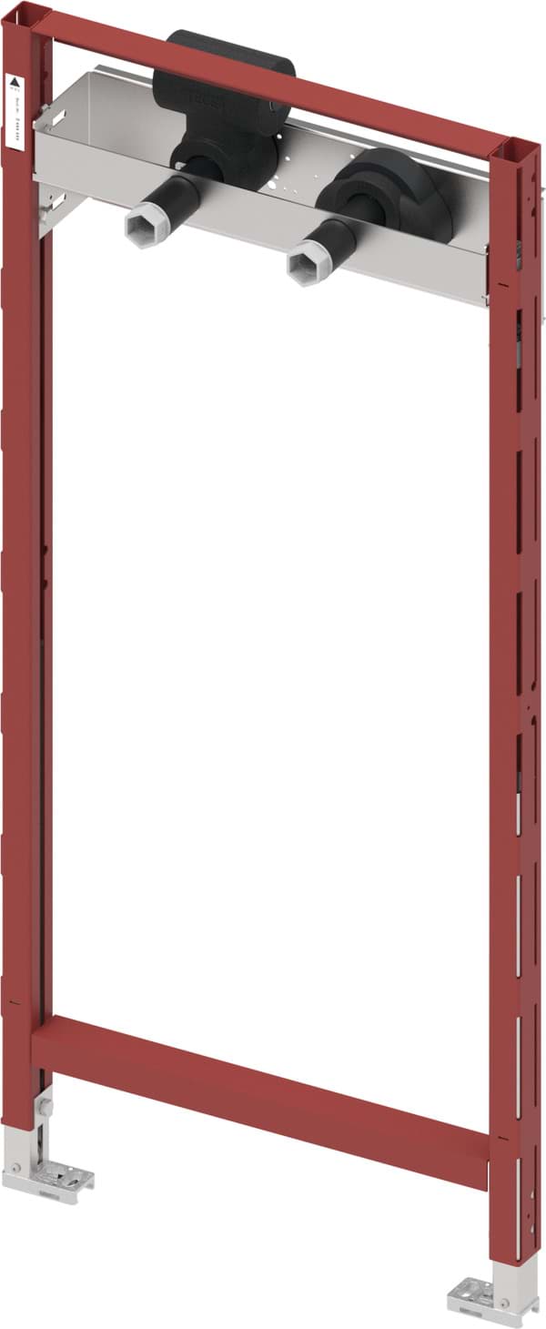 Obrázek TECE Vanový/sprchový modul TECEprofil s hygienickým boxem TECEflex pro přípojku teplé vody a U-dvojitý stěnový disk, zvukově a tepelně izolovaný pro povrchovou montáž. #9340001