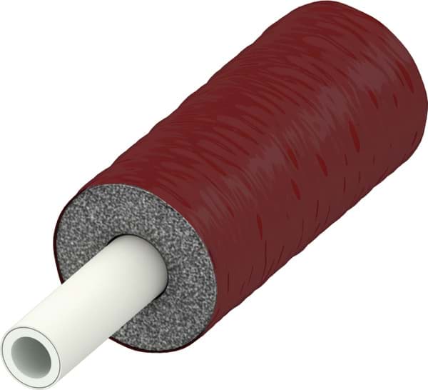 TECE TECEflex Verbundrohr PE-Xc/Al/PE-RT, rot vorgedämmt, Dim 20 RS 13 mm #731920