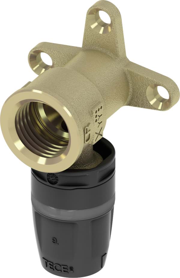 TECE TECElogo-Push Wandscheibe Standard Messing, Dim. 20 x 1/2" #8620003