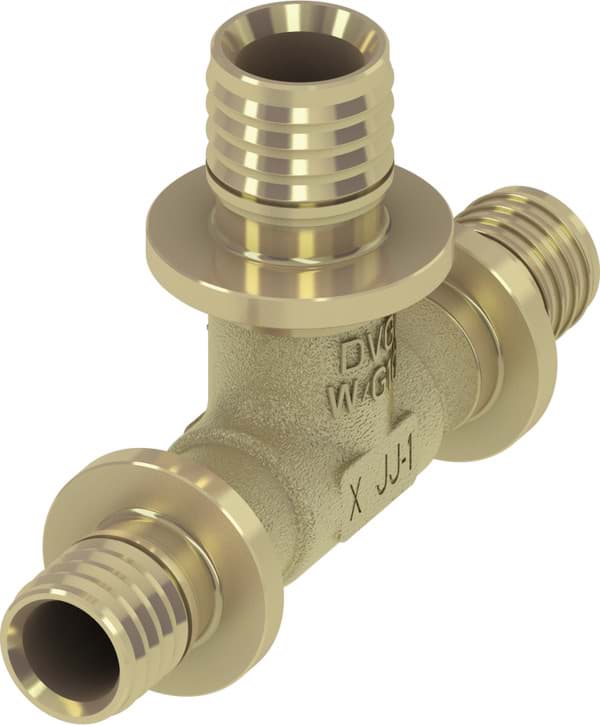 TECE TECEflex T-Stück reduziert Dimension 32 x 20 x 32, Siliziumbronze #710611