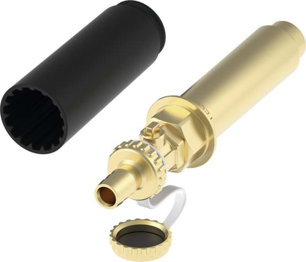 TECE Seal System Baustopfen mit Füll- und Entleerhahn 1/2" mit Dichthülse #704809