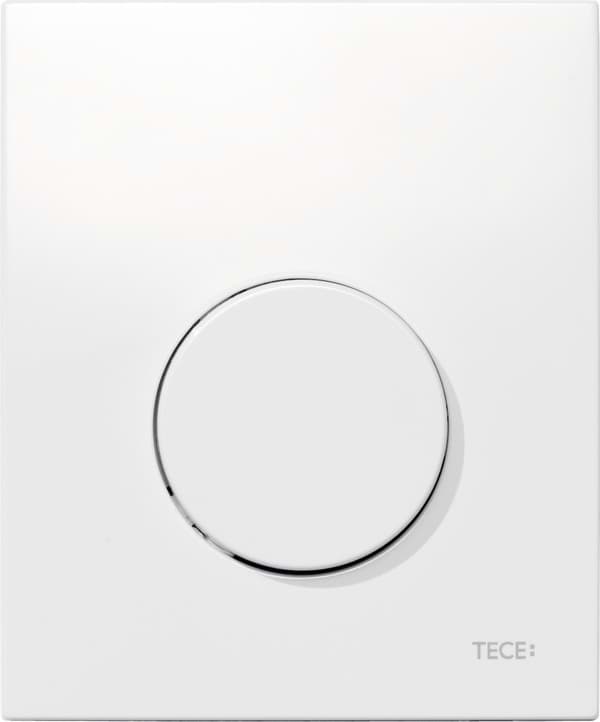 Picture of TECE TECEloop plastic urinal flush plate incl. cartridge polished white #9242600