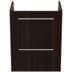 Bild von IDEAL STANDARD i.life S 50cm compact wall hung vanity unit with 2 drawers (separate handles required), coffee oak T5291NW