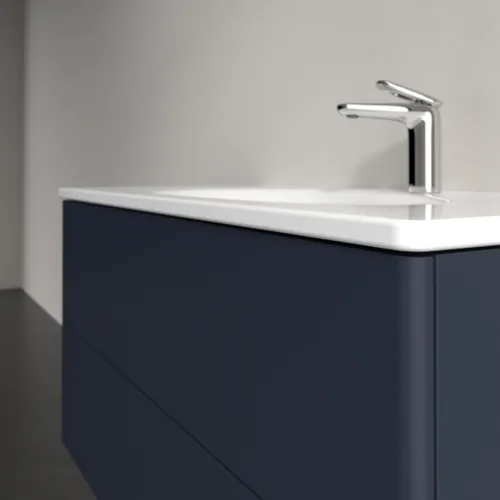 Bild von VILLEROY BOCH Antao Waschbeckenunterschrank, 2 Auszüge, 988 x 504 x 496 mm, Front ohne Struktur, Midnight Blue Matt Lacquer #K05000HG