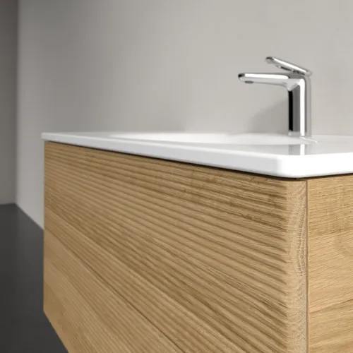 Bild von VILLEROY BOCH Antao Waschbeckenunterschrank, 2 Auszüge, 988 x 504 x 496 mm, Front mit Struktur, Honey Oak #K05100HN