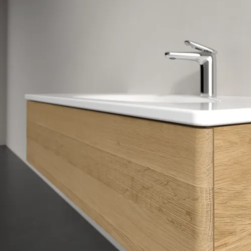 Bild von VILLEROY BOCH Antao Waschbeckenunterschrank, 1 Auszug, 988 x 256 x 493 mm, Front ohne Struktur, Honey Oak #K02000HN