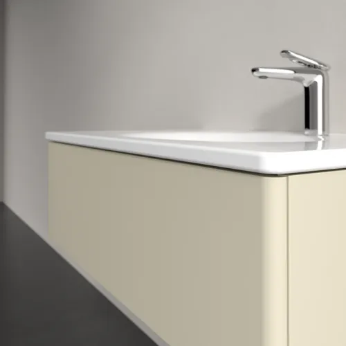 Bild von VILLEROY BOCH Antao Waschbeckenunterschrank, 1 Auszug, 788 x 256 x 496 mm, Front ohne Struktur, Silk Grey Matt Lacquer #K01000HJ