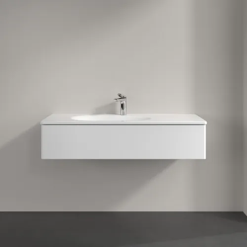 Bild von VILLEROY BOCH Antao Waschbeckenunterschrank, 1 Auszug, 1188 x 256 x 493 mm, Front ohne Struktur, White Matt Lacquer #K03000MT