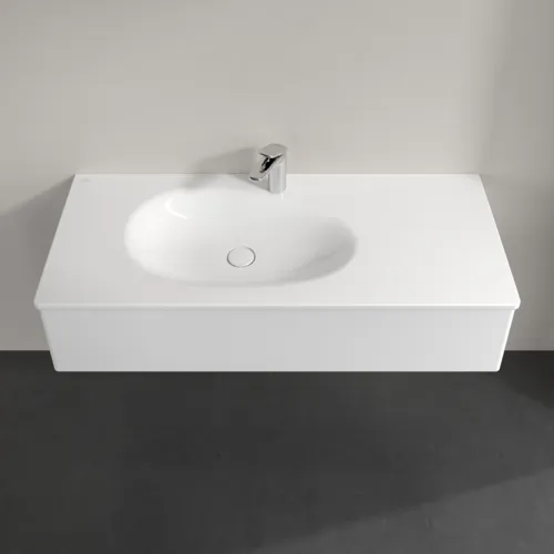 Bild von VILLEROY BOCH Antao Waschbeckenunterschrank, 1 Auszug, 1188 x 256 x 493 mm, Front ohne Struktur, White Matt Lacquer #K03000MT