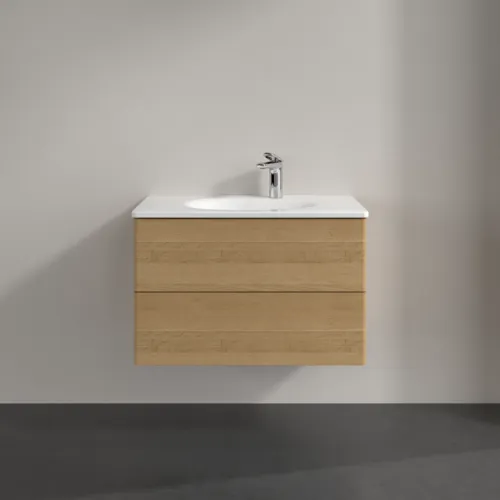 Picture of VILLEROY BOCH Antao Vanity unit, 2 pull-out compartments, 788 x 504 x 496 mm, Front without structure, Honey Oak #K04000HN
