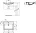 Bild von IDEAL STANDARD Calla furniture washbasin 665mm, with 1 tap hole, with overflow hole (round) White (Alpine) E223801