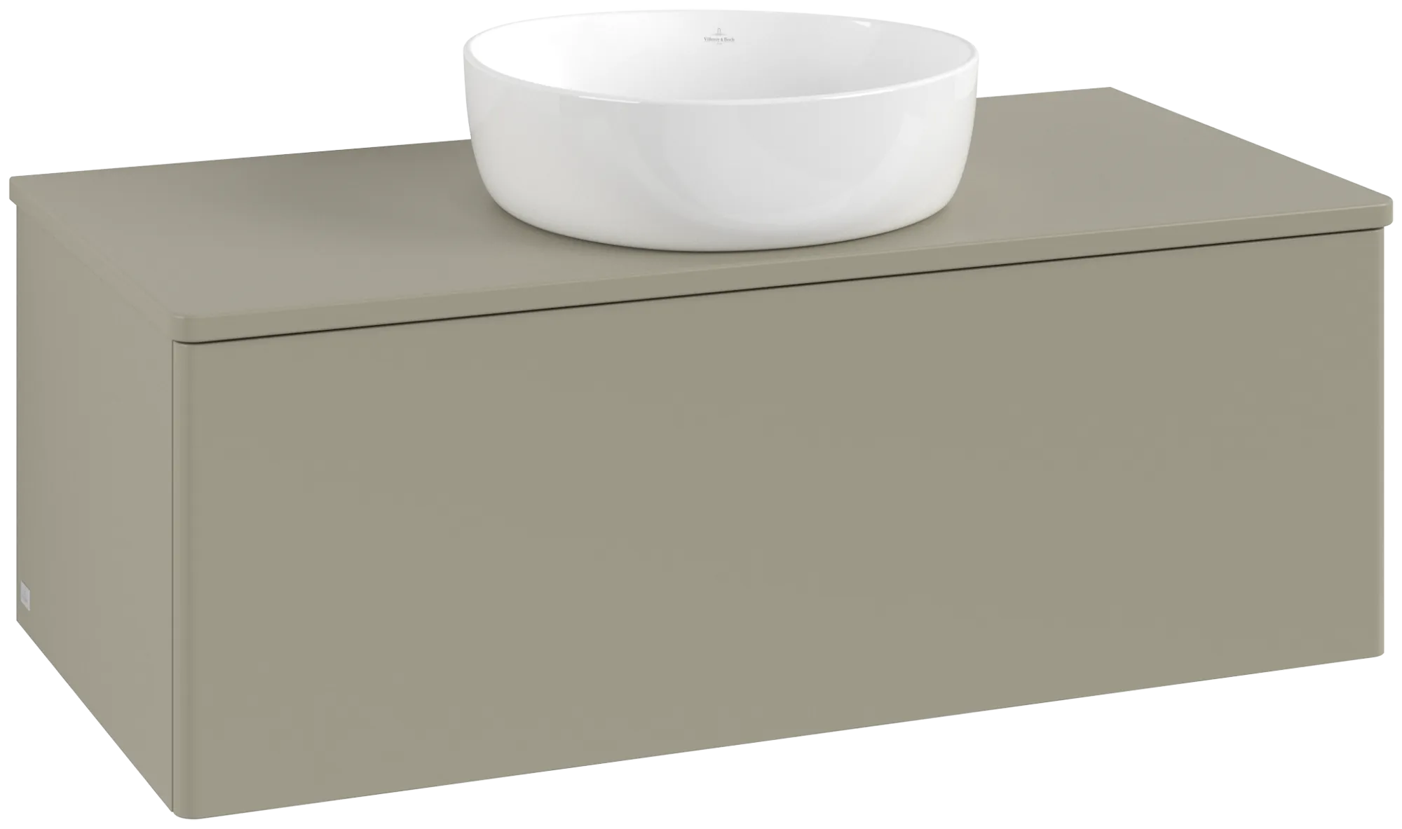 Obrázek VILLEROY BOCH Antao Vanity unit, 1 pull-out compartment, 1000 x 360 x 500 mm, Front without structure, Stone Grey Matt Lacquer / Stone Grey Matt Lacquer #K31010HK