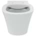 Bild von IDEAL STANDARD Connect Air Wandtiefspül-WC ohne Spülrand Weiß (Alpin) mit Ideal Plus E2288MA