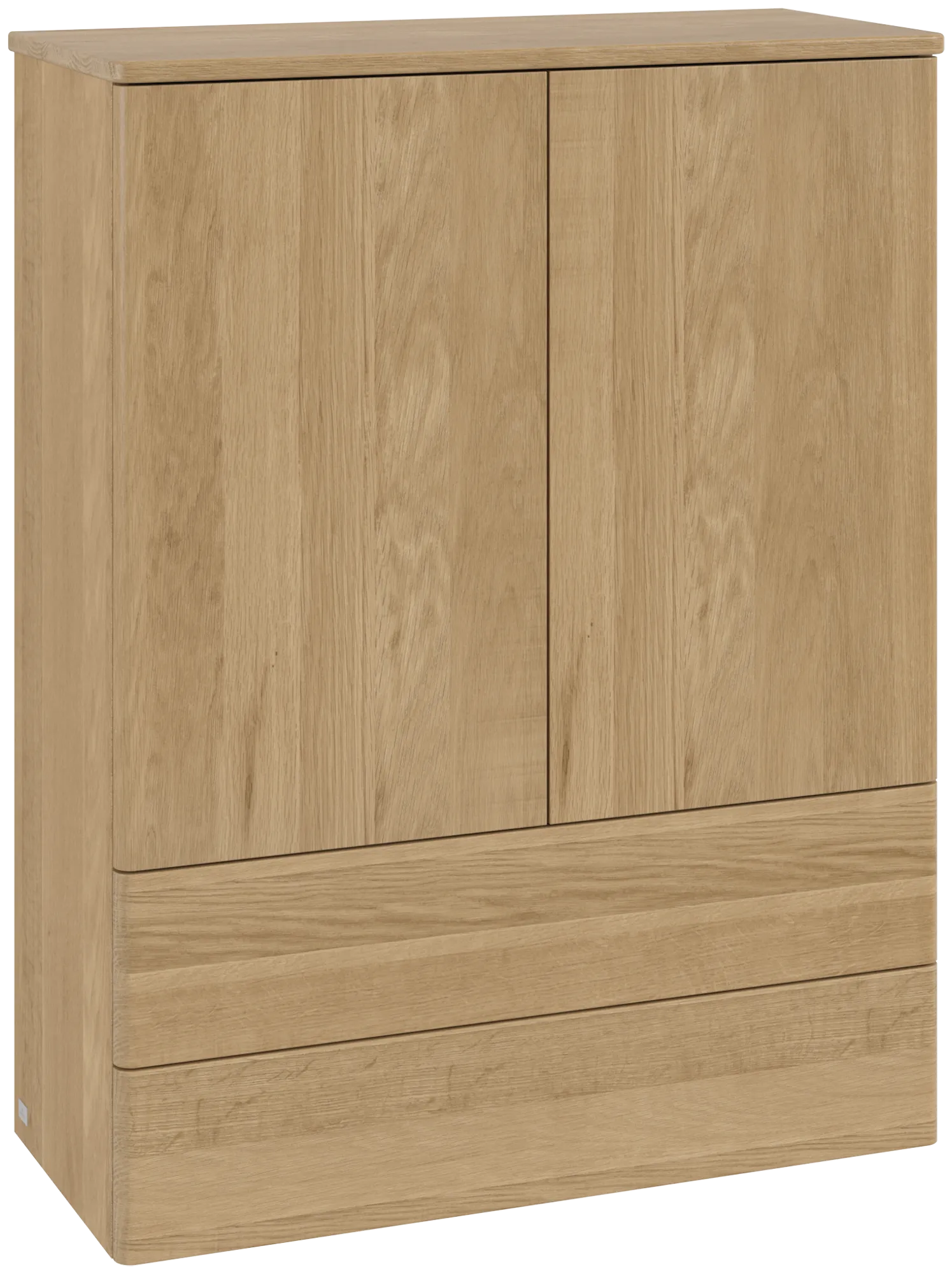 VILLEROY BOCH Antao Highboard, 2 doors, 814 x 1039 x 356 mm, Front without structure, Honey Oak / Honey Oak #K47000HN resmi