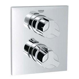 Bild von GROHE Allure Thermostat mit integrierter 2-Wege-Umstellung für Wanne oder Dusche mit mehr als einer Brause 19446000 chrom