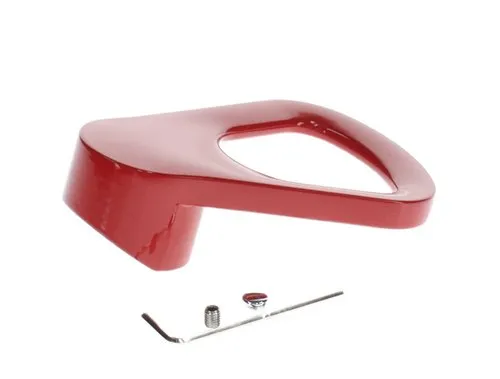 VILLEROY BOCH Griffset, 38 x 104 mm, Chrome / Red Cherry #TVP452001000P4