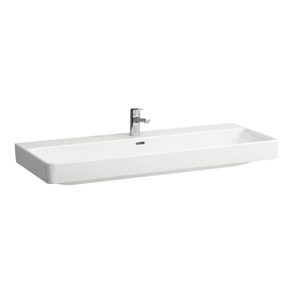 LAUFEN PRO S Waschtisch, auch als Doppelwaschtisch einsetzbar 1200 x 465 x 95 mm #H814965A001041 - A00 - Weiẞ LCC Active (LAUFEN Clean Coat Active)