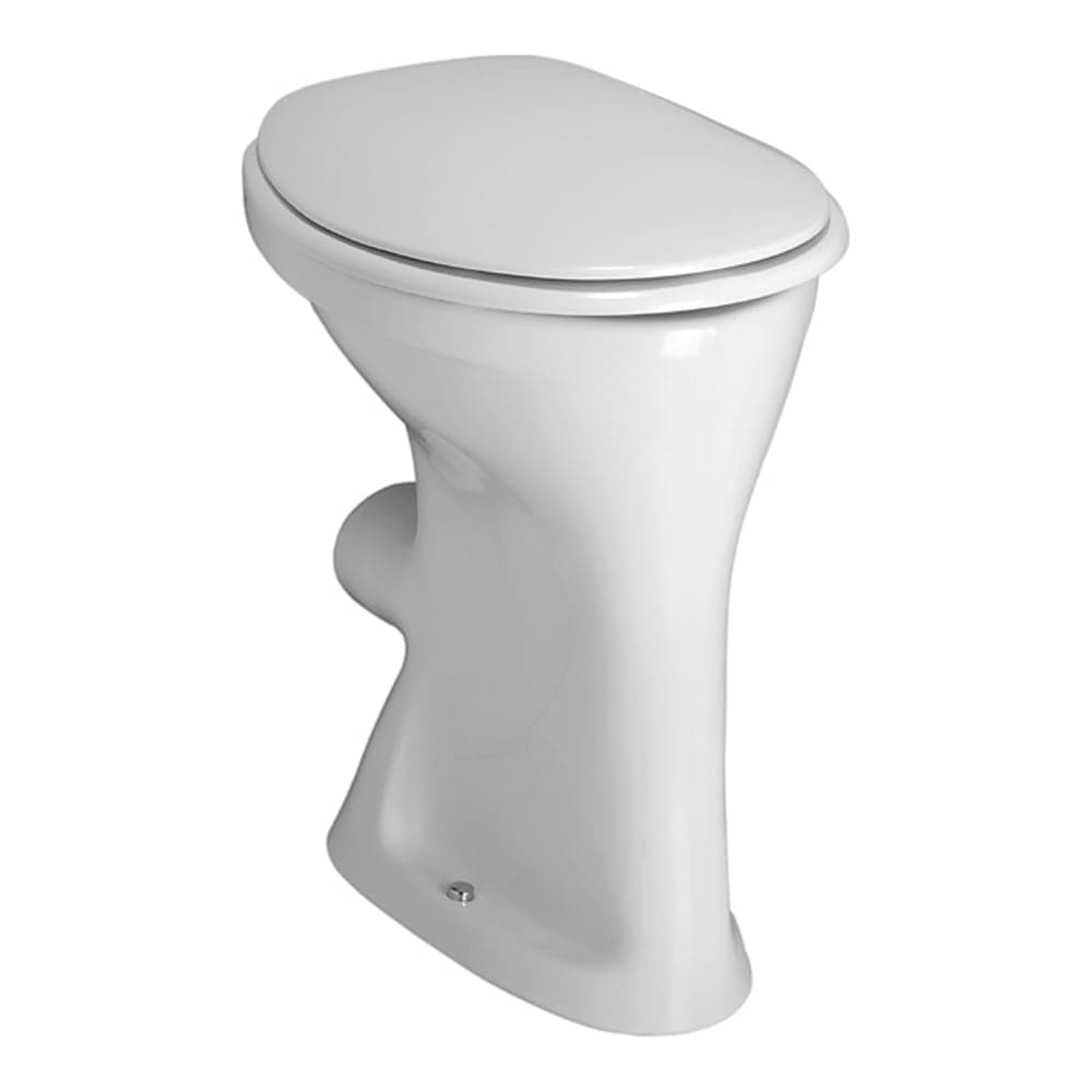 LAUFEN ALBONOVA Stand-WC, Flachspüler, mit Spülrand, Abgang waagrecht 480 x 350 x 500 mm #H8219900000001 - 000 - Weiß