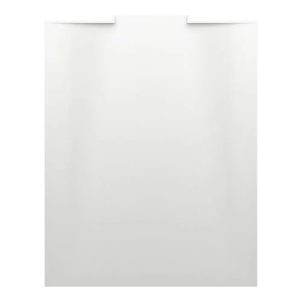 Picture of LAUFEN NIA shower tray, made of Marbond composite material, rectangular, drain into the wall 1000 x 800 x 30 mm #H2100320000001 - 000 - White