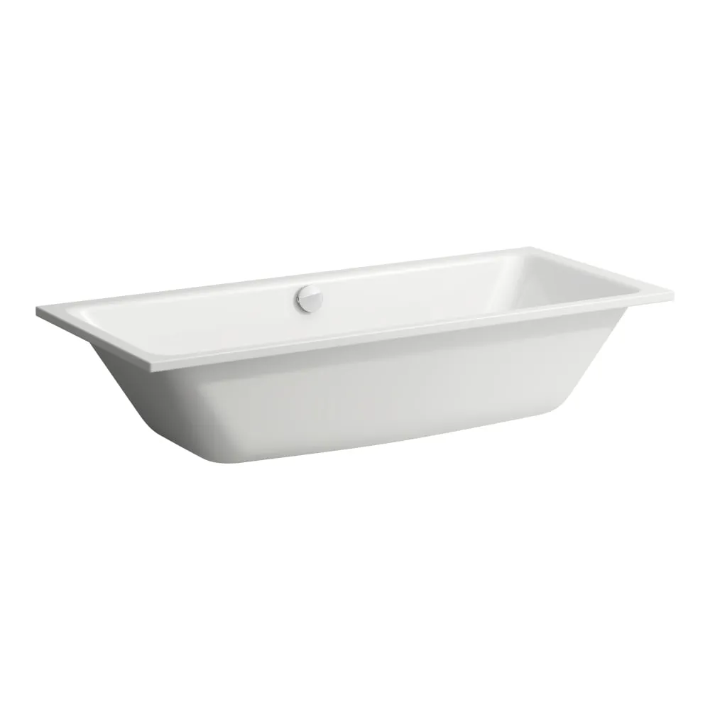 εικόνα του LAUFEN PRO S bathtub, built-in version, rectangular, enamelled steel (3.5 mm), with sound insulation mats to comply with DIN 4109 1800 x 800 x 575 mm #H2271807570401 - 757 - White matt