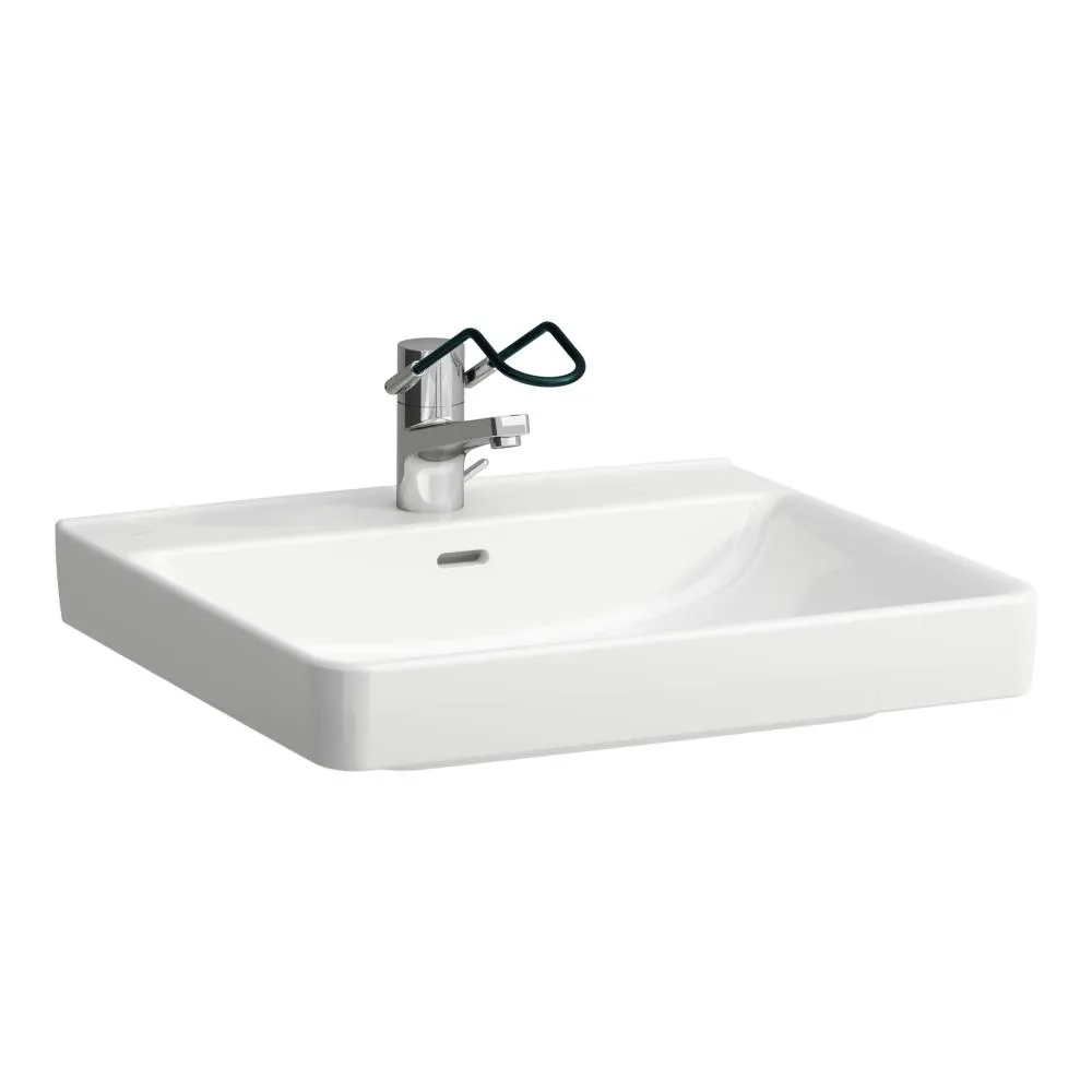 LAUFEN PRO LIBERTY Waschtisch, barrierefrei 600 x 550 x 150 mm #H811950A001041 - A00 - Weiẞ LCC Active (LAUFEN Clean Coat Active)