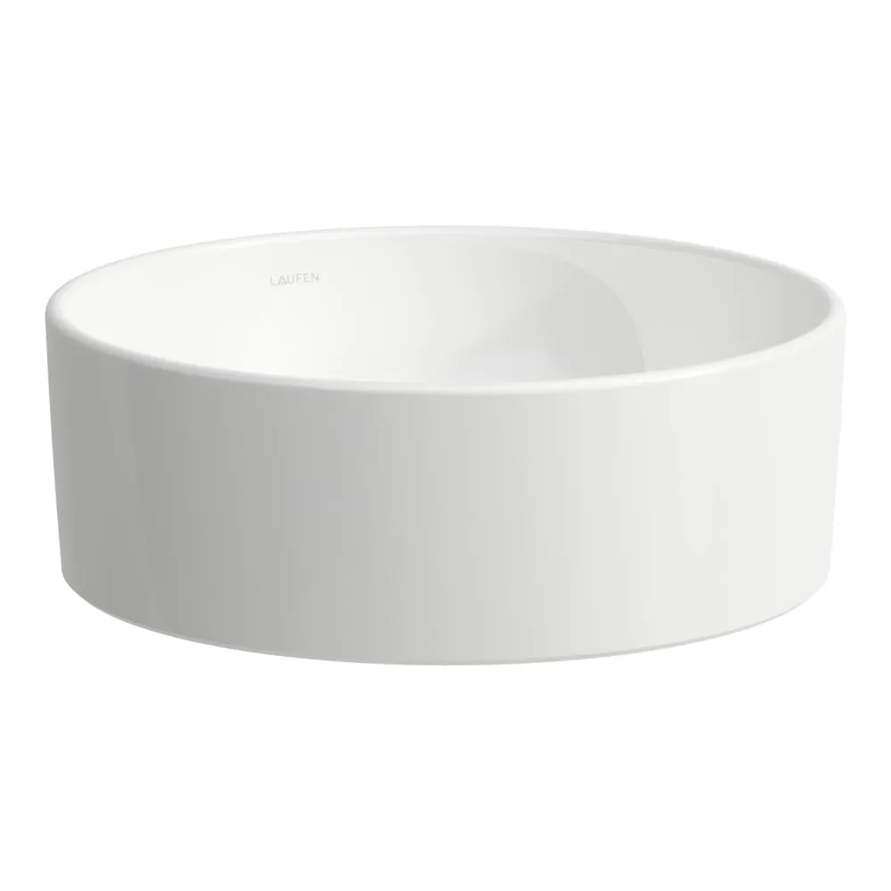 Зображення з  LAUFEN SAVOY Washbasin bowl, round 380 x 380 x 130 mm #H8129417571121 - 757 - White matt