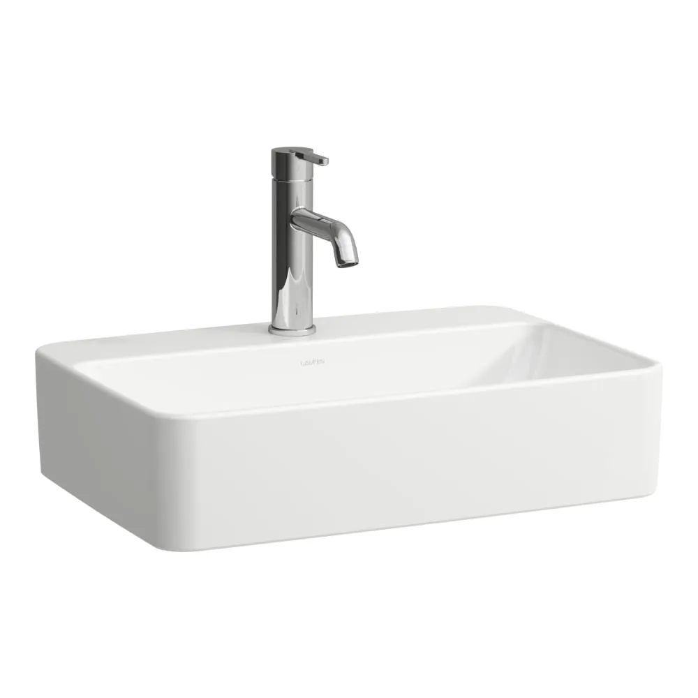 LAUFEN SAVOY Washbasin bowl, rectangular 550 x 380 x 130 mm #H8169457571041 - 757 - White matt resmi