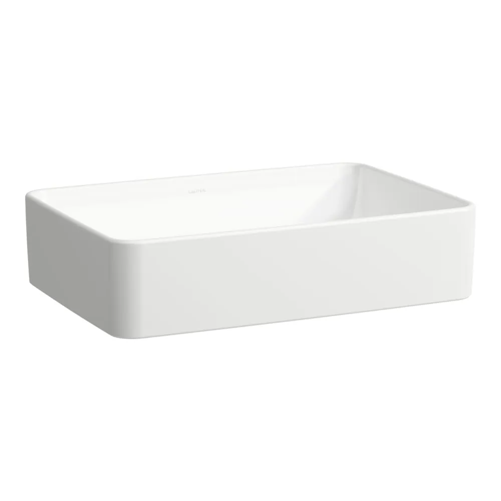 εικόνα του LAUFEN SAVOY Washbasin bowl, rectangular 550 x 380 x 130 mm #H8169447571121 - 757 - White matt