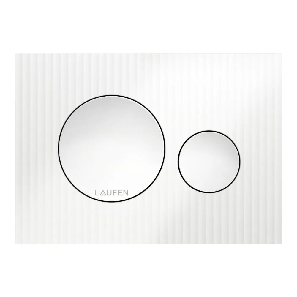 Picture of LAUFEN INEO flush plate INEO MOONDANCE 203 x 6 x 145 mm #H9001160040001 - 004 - Chrome-plated