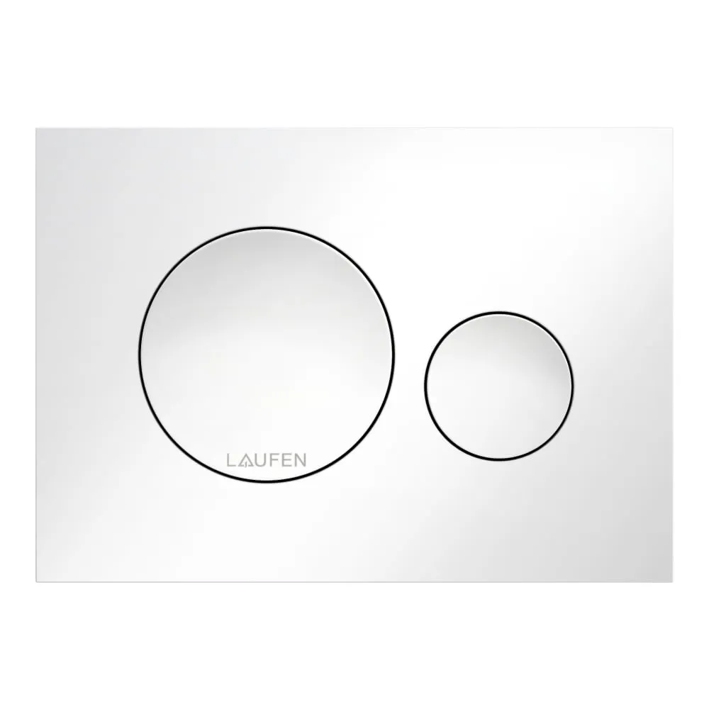 Picture of LAUFEN INEO flush plate INEO MOON 203 x 6 x 145 mm #H9001140000001 - 000 - White