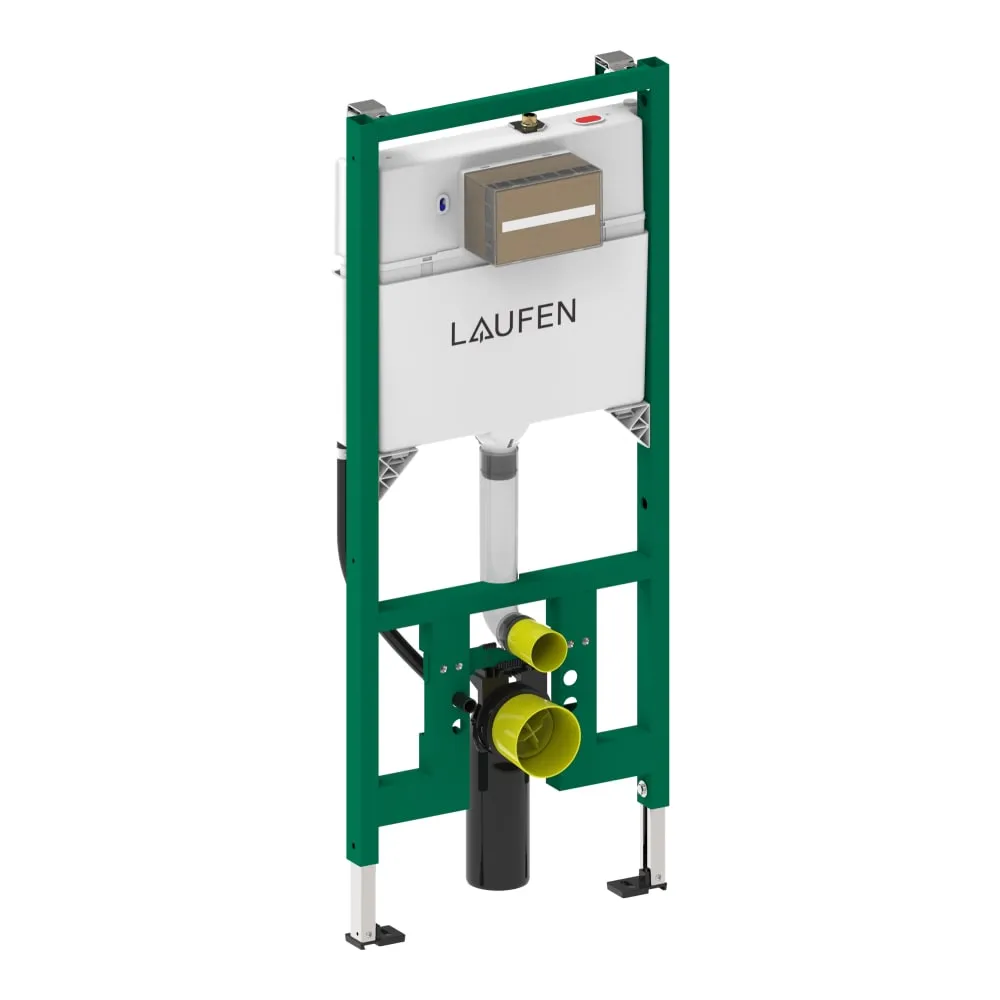 Picture of LAUFEN INEO INEOLINK slimline (90 mm) installation element for wall-hung WCs and shower toilets 500 x 93 x 1155 mm #H9201100000001