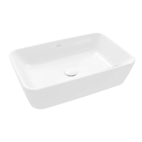 εικόνα του VILLEROY BOCH Architectura Surface-mounted washbasin, 600 x 405 x 155 mm, White Alpin CeramicPlus, with overflow #5A2760R1