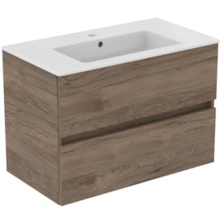 Picture of IDEAL STANDARD Eurovit+ washbasin package #R0574Y9 - flamed walnut